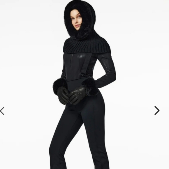 Goldbergh High End Ski Pants Salopette Flame Goldbergh Black Ski Pants - Picture 10 of 17